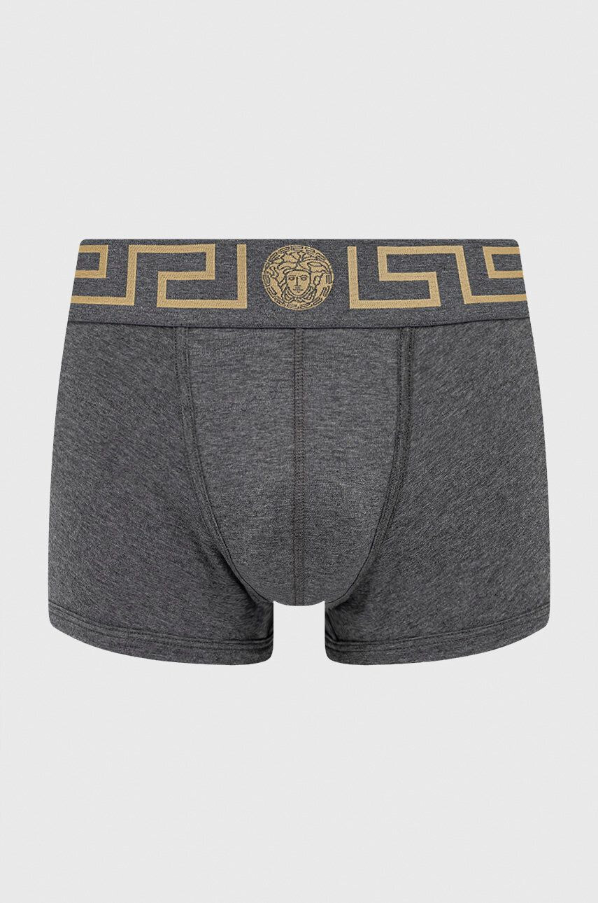 Versace Boxerky pánske šedá farba - Pepit.sk