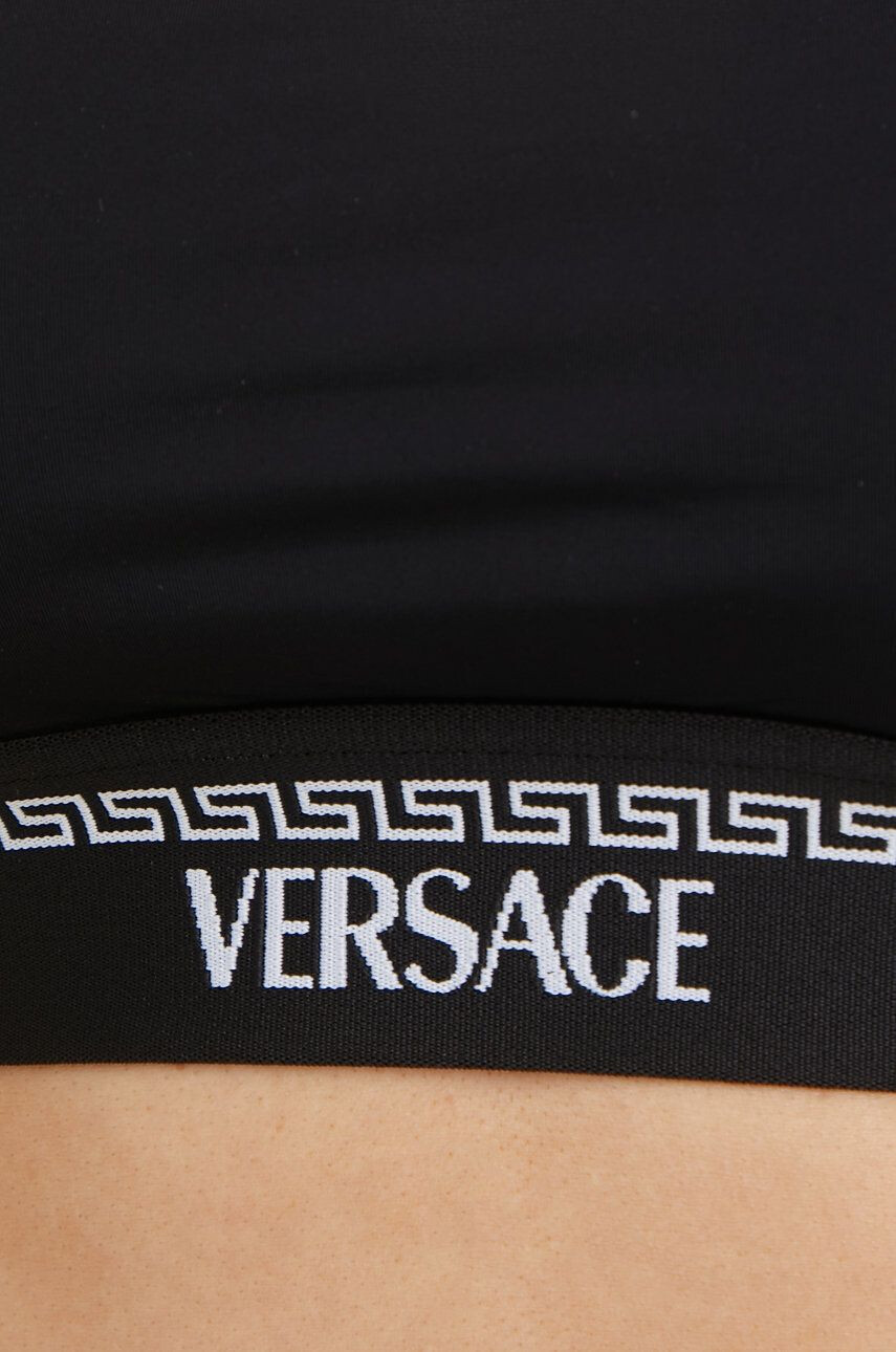 Versace Podprsenka čierna farba jednofarebná - Pepit.sk