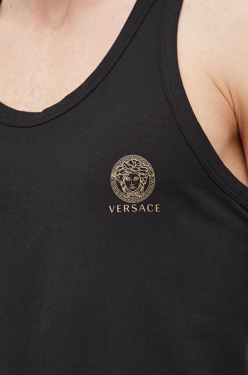 Versace Tričko pánske čierna farba - Pepit.sk