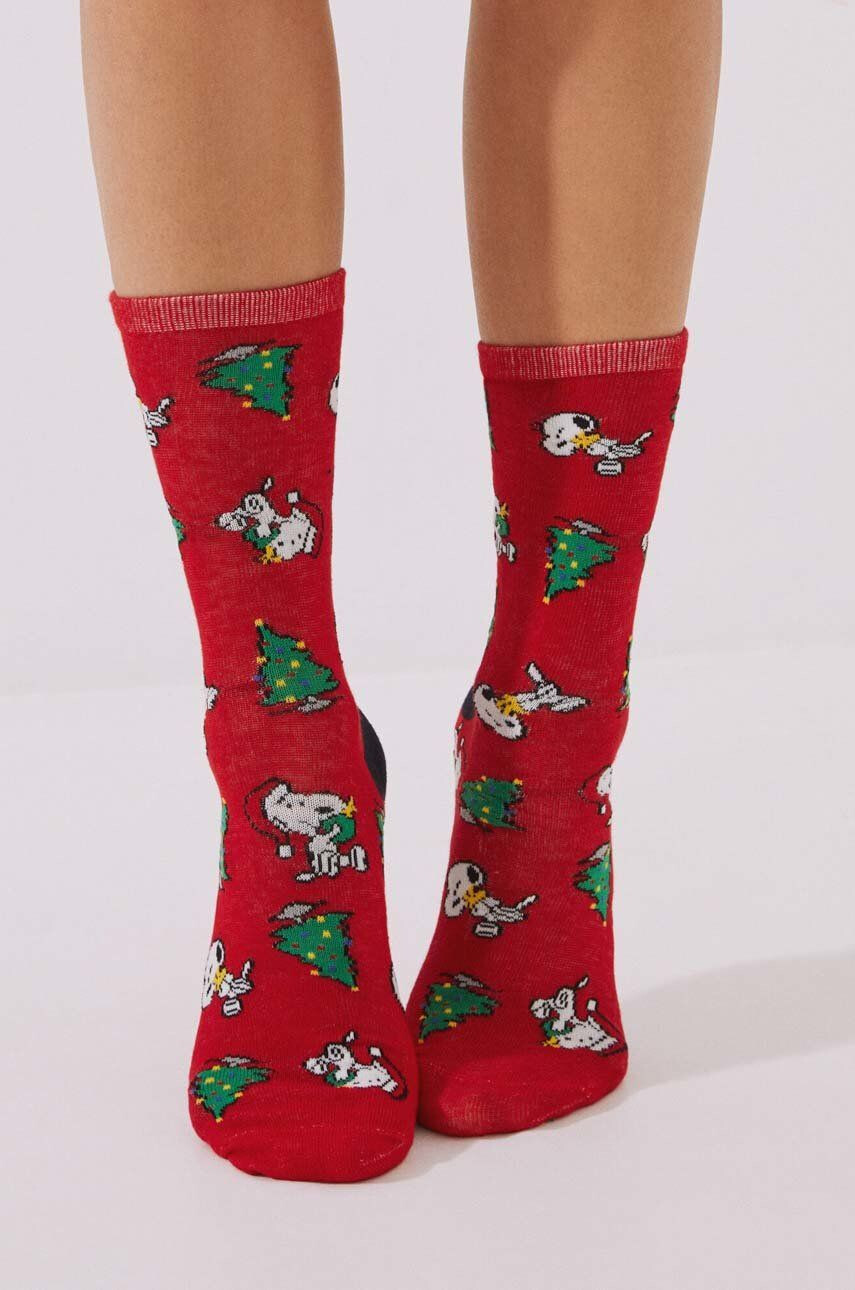 women'secret Ponožky Snoopy Xmas 3-pak - Pepit.sk