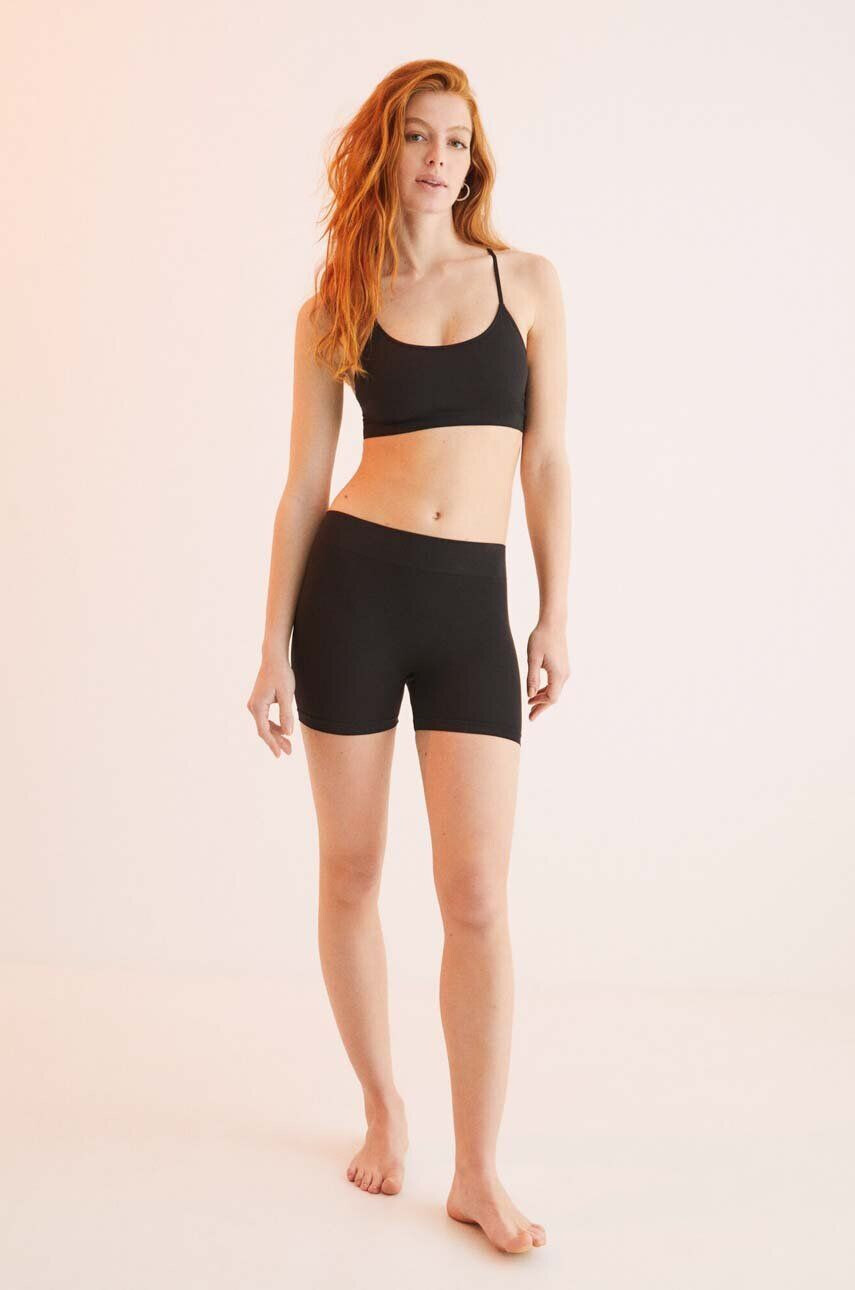 women'secret Boxerky SEAMLESS 3 čierna farba 5125007 - Pepit.sk