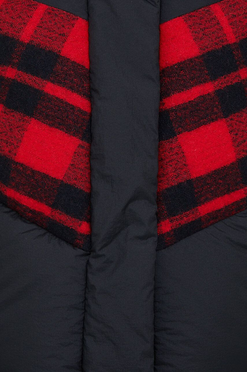 Woolrich Páperová bunda dámska čierna farba zimná oversize - Pepit.sk