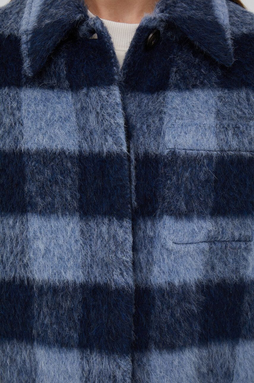 Woolrich Vlnený kabát prechodný oversize - Pepit.sk