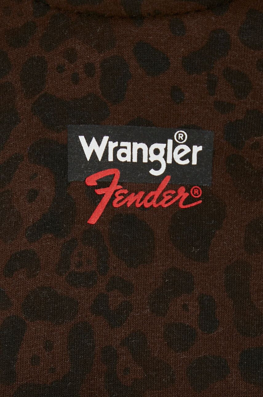 Wrangler Body x Fender dámske hnedá farba - Pepit.sk