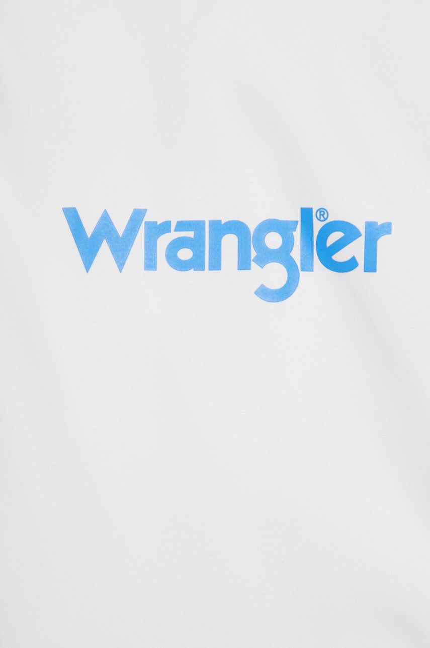 Wrangler Bunda dámska biela farba zimná - Pepit.sk