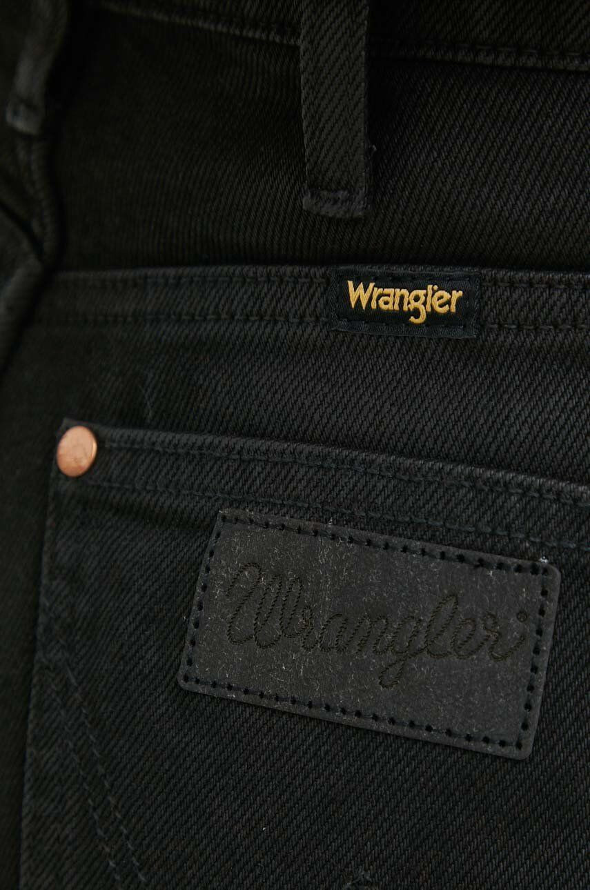 Wrangler Rifle Barrel Coated Black dámske vysoký pás - Pepit.sk