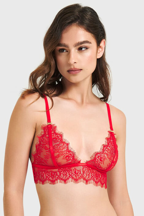 Bluebella Podprsenka Grace Red Bralette - Pepit.sk