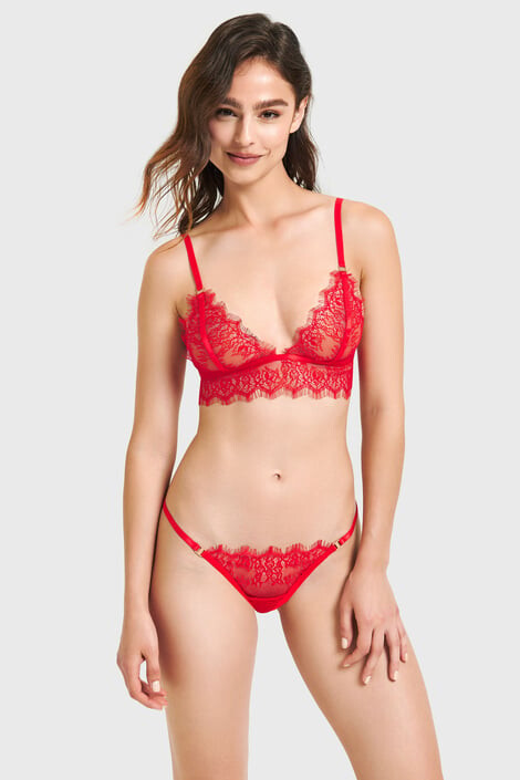 Bluebella Podprsenka Grace Red Bralette - Pepit.sk