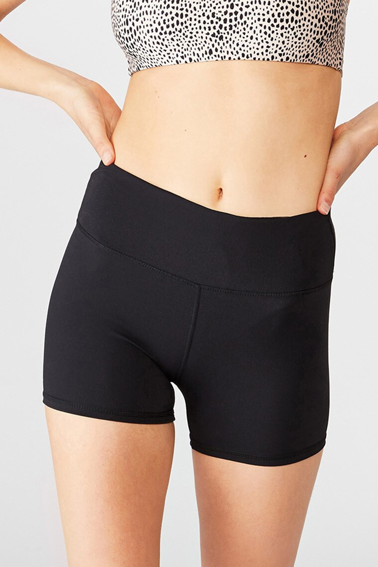 Cotton On Športové čierne šortky Highwaist II - Pepit.sk