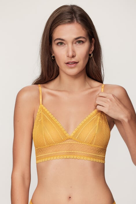 DKNY Čipkovaná bralette podprsenka nevystužená - Pepit.sk