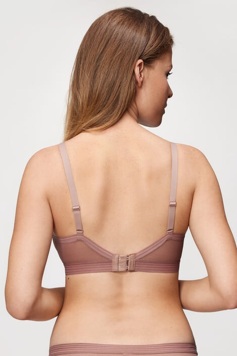 DKNY Podprsenka Sheer Bralette Rosewood - Pepit.sk