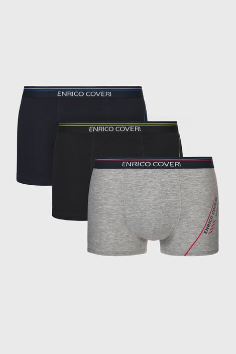 Enrico Coveri 3 PACK Boxerky Briggs - Pepit.sk