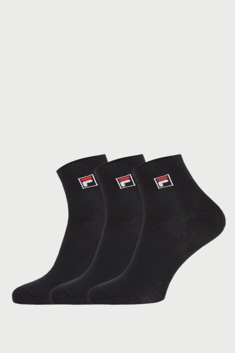 FILA 3 PACK čiernych členkových ponožiek - Pepit.sk