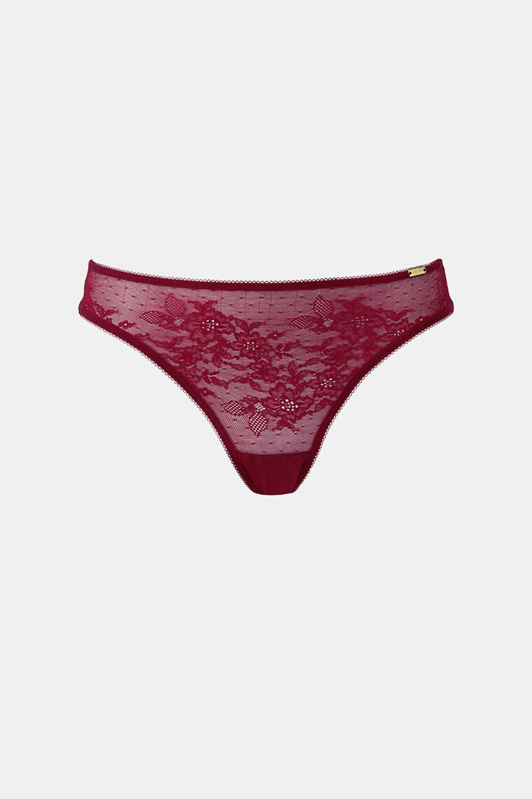 Gossard Nohavičky Glossies Lace Bordeaux - Pepit.sk