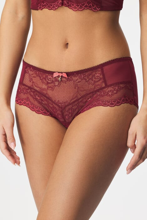 Gossard Nohavičky Superboost Lace Cranberry klasické - Pepit.sk