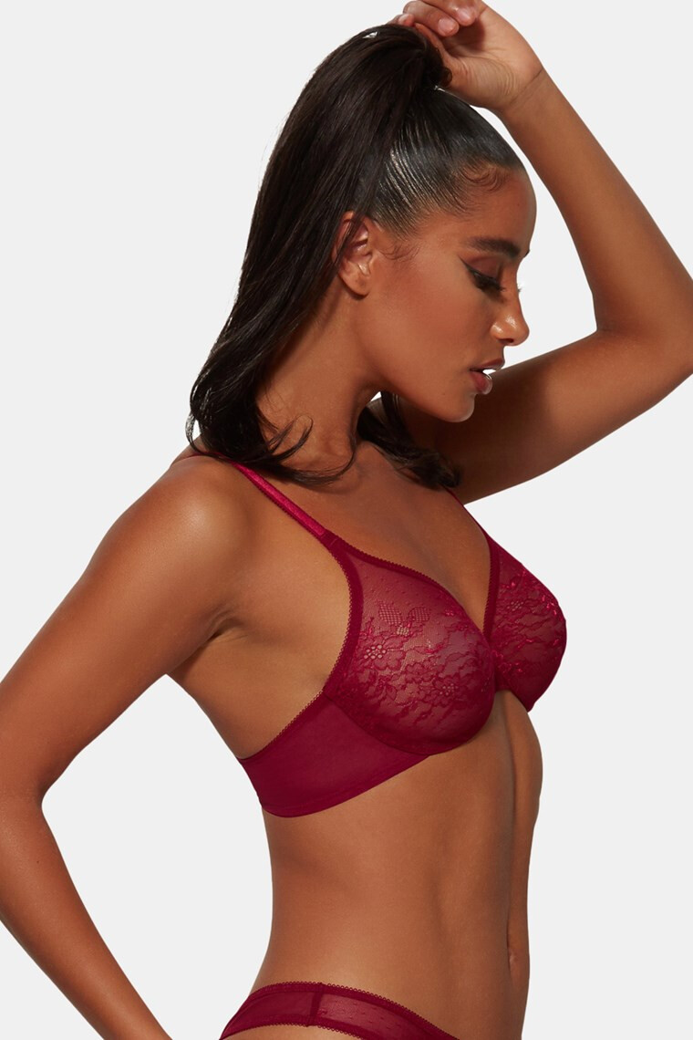 Gossard Podprsenka Glossies Lace Bordeaux - Pepit.sk