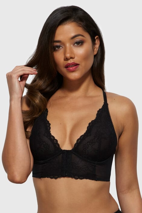 Gossard Podprsenka Superboost Lace Bralette čierna - Pepit.sk