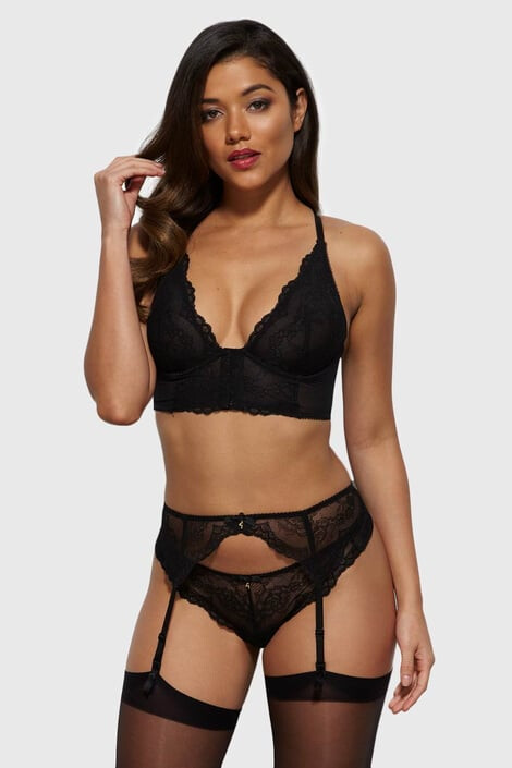 Gossard Podprsenka Superboost Lace Bralette čierna - Pepit.sk