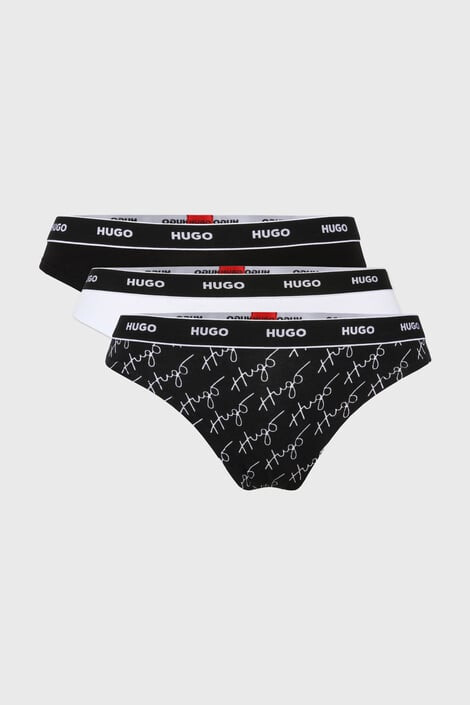 HUGO BOSS 3 PACK Tangá HUGO Triplet Stripe - Pepit.sk