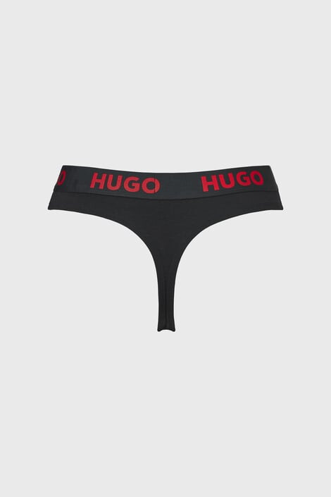 HUGO BOSS Tangá HUGO Sporty LOGO Black - Pepit.sk