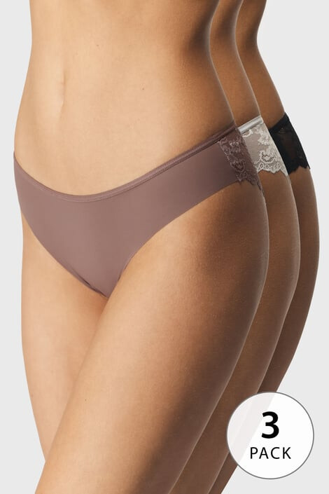 Hunkemöller 3 PACK Klasické nohavičky Gail - Pepit.sk