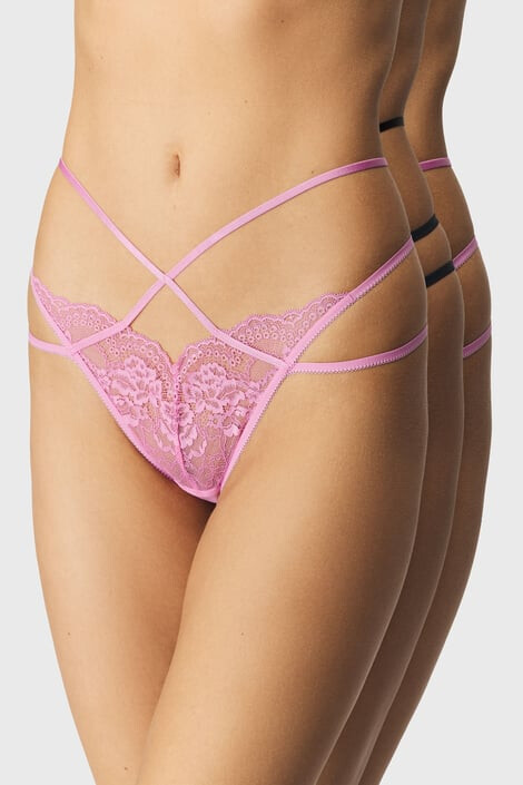 Hunkemöller 3 PACK Tangá Aylin - Pepit.sk