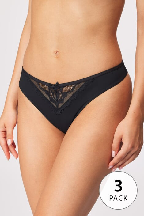 Hunkemöller 3 PACK tangá nohavičiek Nadine - Pepit.sk