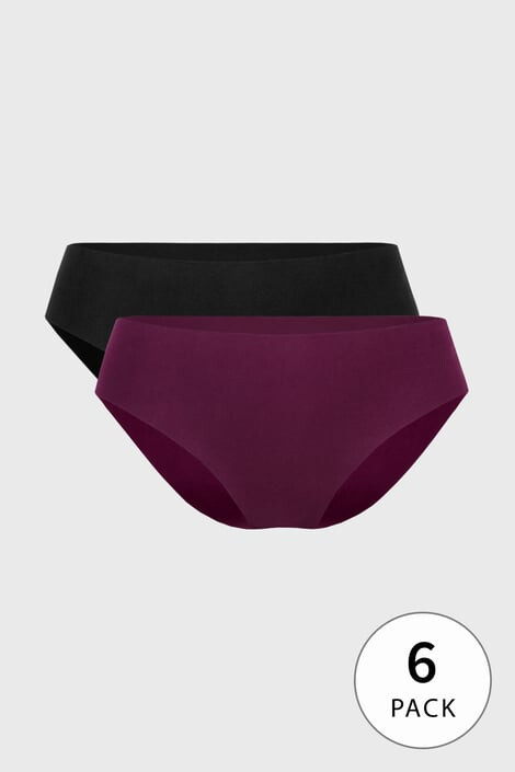 Hunkemöller 6 PACK Brazilky Beet bavlnené - Pepit.sk