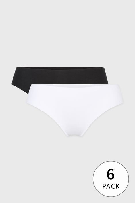 Hunkemöller 6 PACK Tangá Invisible bavlnené - Pepit.sk