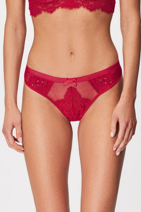 Hunkemöller Brazilky Pauline Red - Pepit.sk