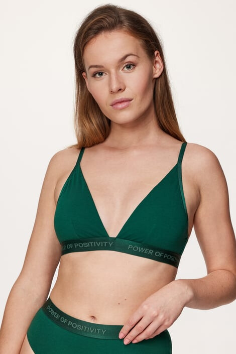 Hunkemöller Podprsenka Cutie Green nevystužená - Pepit.sk