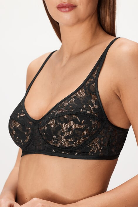 Hunkemöller Podprsenka Elle Black Bralette - Pepit.sk