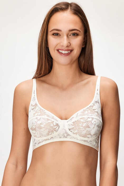 Hunkemöller Podprsenka Elle Ecru Bralette - Pepit.sk