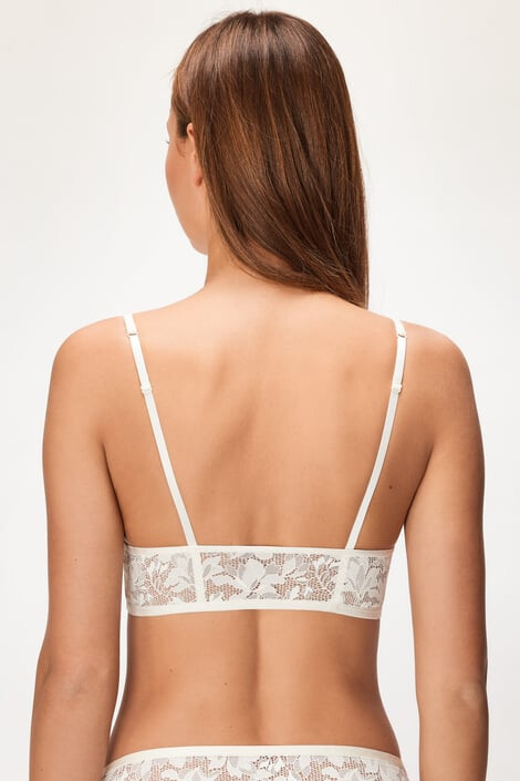 Hunkemöller Podprsenka Elle Ecru Bralette - Pepit.sk