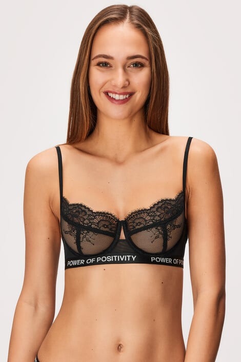 Hunkemöller Podprsenka Honey Black nevystužená - Pepit.sk