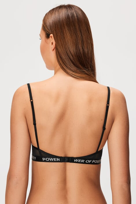 Hunkemöller Podprsenka Honey Black nevystužená - Pepit.sk