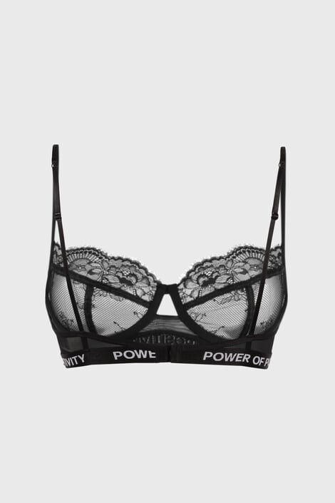 Hunkemöller Podprsenka Honey Black nevystužená - Pepit.sk