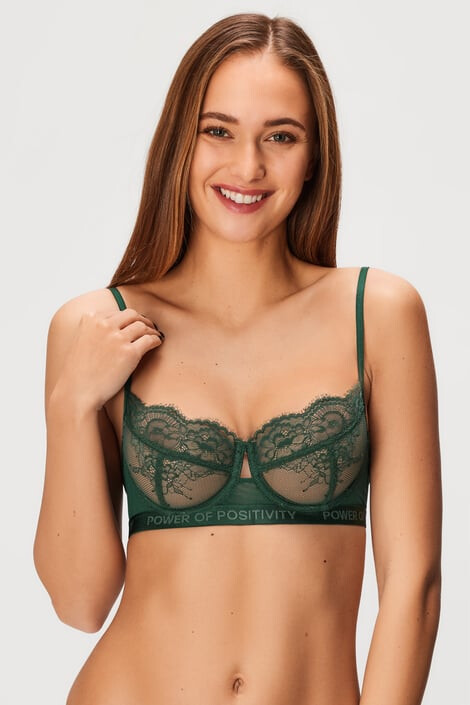 Hunkemöller Podprsenka Honey Green nevystužená - Pepit.sk