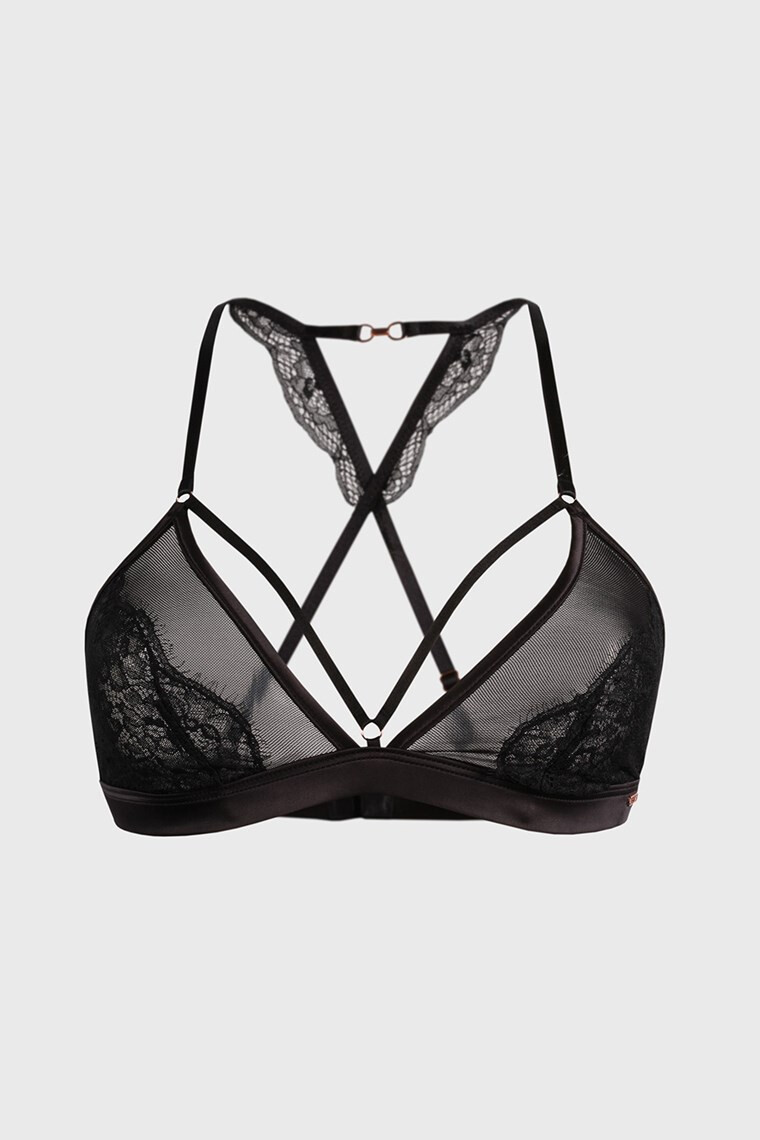 Hunkemöller Podprsenka Kristin Black bralette - Pepit.sk