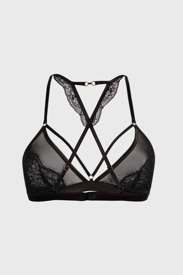 Hunkemöller Podprsenka Kristin Black bralette - Pepit.sk