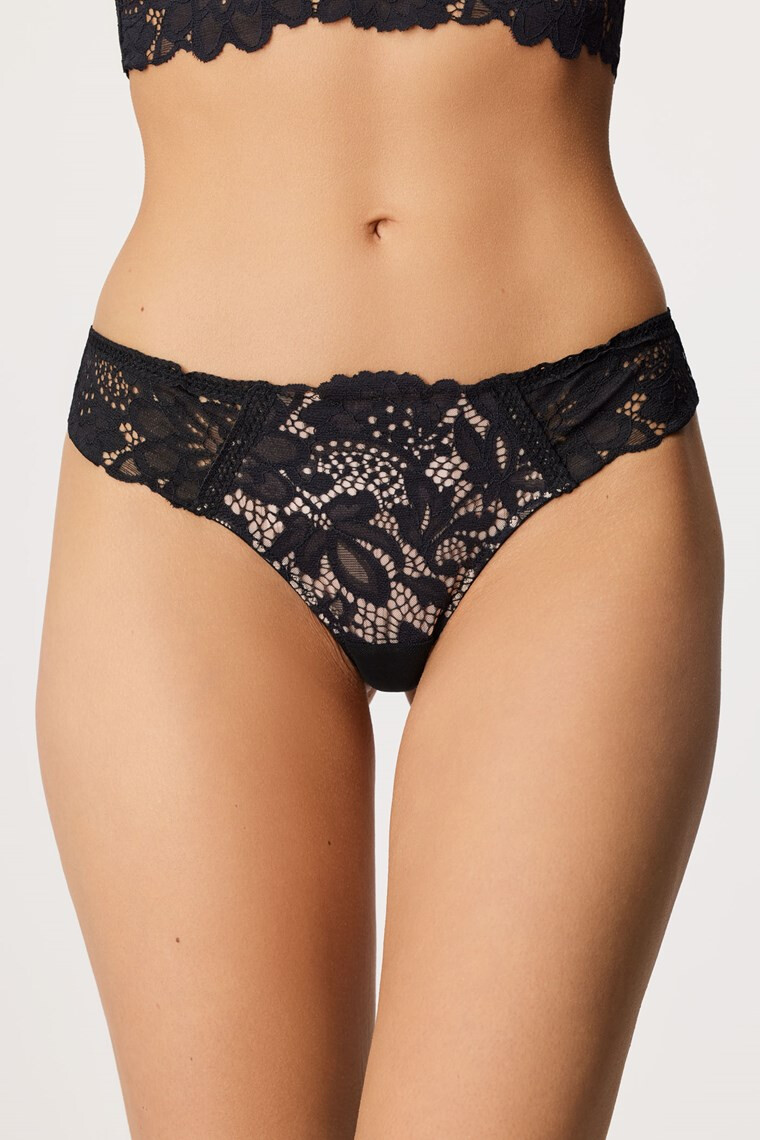 Hunkemöller Tangá Shiloh Black - Pepit.sk