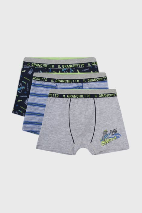 Il Granchietto 3 PACK Chlapčenské boxerky Surf - Pepit.sk