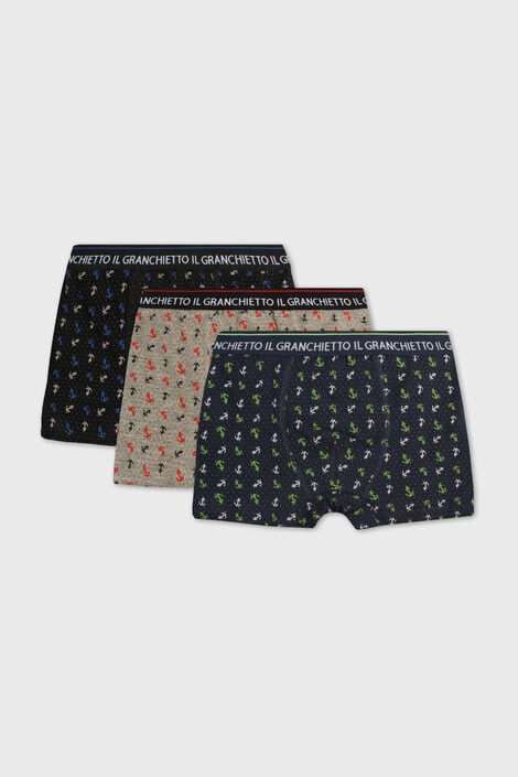 Il Granchietto 3PACK Chlapčenské boxerky Jeremy - Pepit.sk