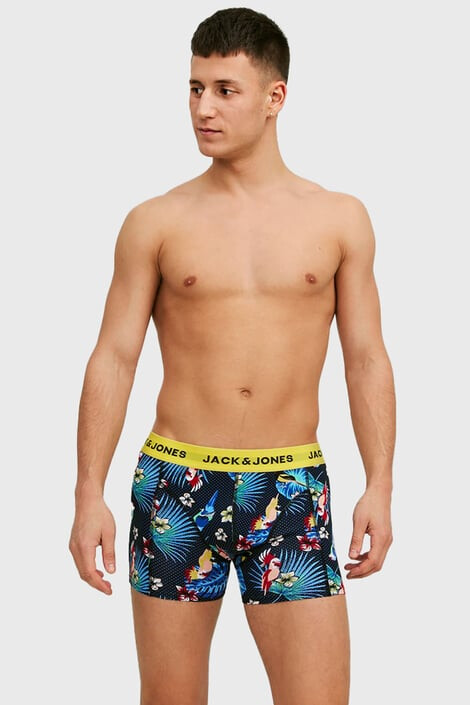 Jack & Jones 3 PACK Boxerky JACK AND JONES Flower bird - Pepit.sk