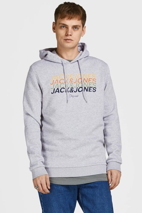 Jack & Jones Sivá mikina JACK AND JONES Brady - Pepit.sk