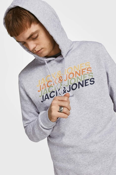 Jack & Jones Sivá mikina JACK AND JONES Brady - Pepit.sk