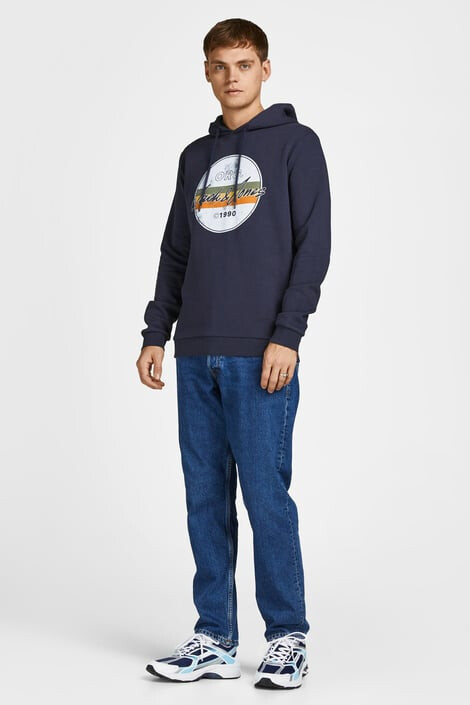 Jack & Jones Tmavo modrá mikina JACK AND JONES Brady - Pepit.sk