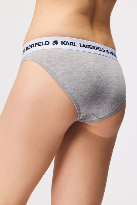 Karl Lagerfeld 2 PACK klasických nohavičiek Logo Brief - Pepit.sk