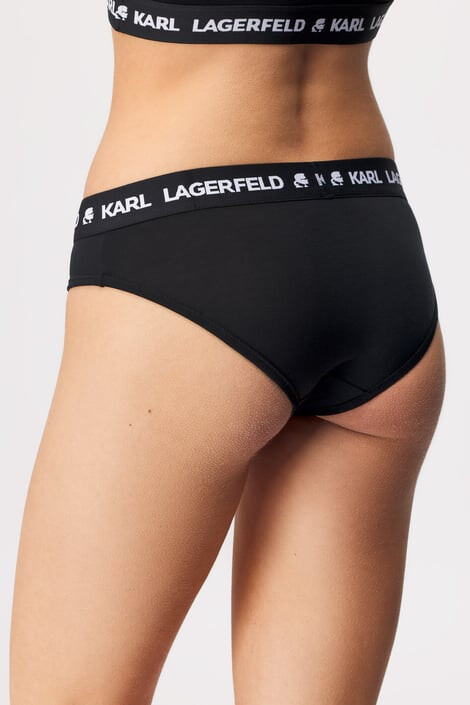 Karl Lagerfeld 2 PACK klasických nohavičiek Logo Hipsters - Pepit.sk