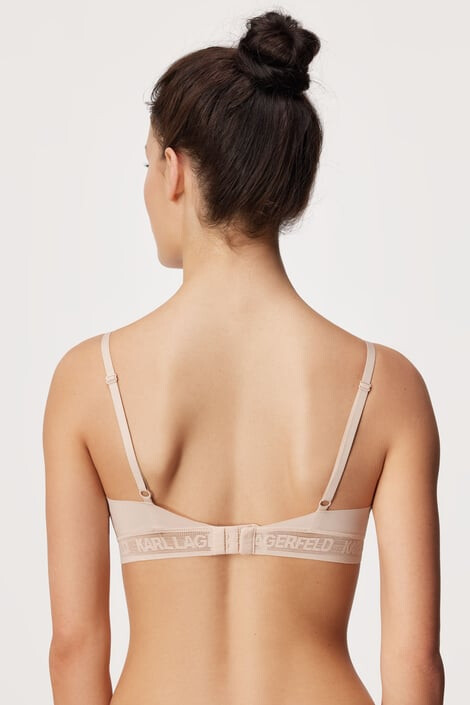 Karl Lagerfeld Podprsenka Bralette béžová - Pepit.sk